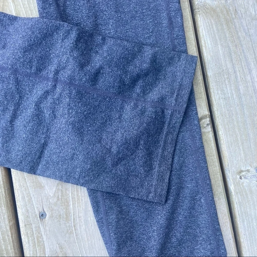 ** Prana Vivica heathered gray hiking Yoga Pants wide leg back pockets XS